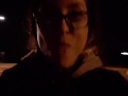 Nightime Piss On The Side Of The Busy Road 9/16