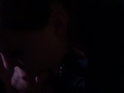 Jamie Stone POV Blowjob 12 - Baseball Player Gets Blowjob in Back Seat of Car - Hot Couple Action 3/16