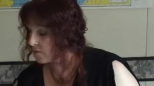 BBW roleplay no nudity putting on makeup in class - Not HD quality