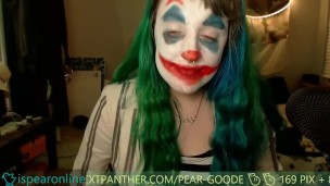 camgirl joker impression camshow myfreecams peartv