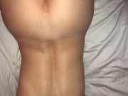 White teen does pain training with thick black cock  3/16