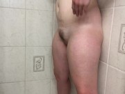 Wife cums on husbands dick, satisfyer makes her moan! Fucks her pink pussy