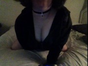 Gamer Girl Orgasms Twice with Vibrating Toy