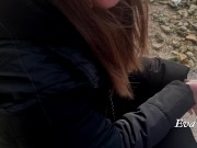 Минет на пляже от блядовитой незнакомки-Eva Last 2/16