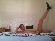 Skinny lanky male teen strokes juicy big cock 12/16