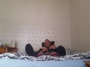 Skinny lanky male teen strokes juicy big cock 2/16