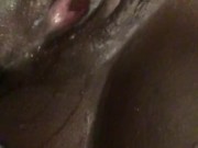 Making myself squirt and cum 