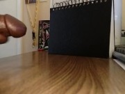 Big Cumshot solo Handjob