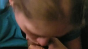 Long and Delicious Blowjob while watching TV