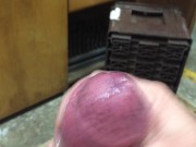 THICK PUMPED COCK JERKING WITH LOTS OF PRE CUM