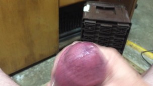 THICK PUMPED COCK JERKING WITH LOTS OF PRE CUM