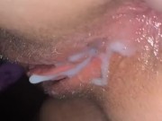 Dripping loads of husbands and others loads cum so hard after being full 11/16