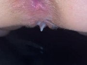 Dripping loads of husbands and others loads cum so hard after being full 5/16