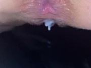 Dripping loads of husbands and others loads cum so hard after being full 6/16