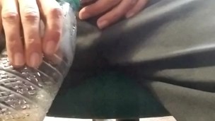 Stealth piss into a bottle at my desk