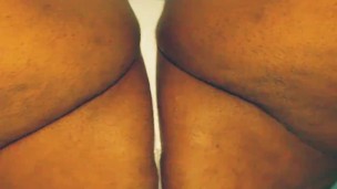 Teasing my pussy over my panties