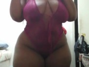 Ebony Bbw In Grape 7/16