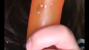Slutty teen loves giving head