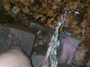 Quick Fall Piss Outside