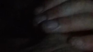 Playing w/My Clit Naked in Bed At Night; Dropped Phone like a Goofball xD