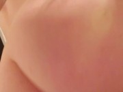 Nerdy Girl Feels Herself Up. Tiny Tits and Jiggly Ass 12/16