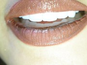 ASMR: Naughty Talk + Pouty Glossy Lips