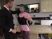 PASCALSSUBSLUTS - Roxxie Sweethart choked and rough fucked 7/16