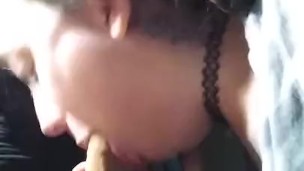 Kinky little cutie Sloppy deepthroat cum in mouth 