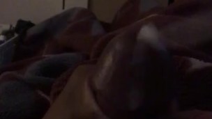 Massive load from throbbing black cock! NUT LIKE A VOLCANO 