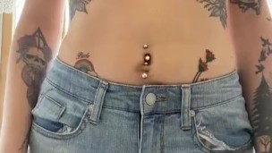 Teen girl peeing pants