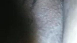 Latina covers dick in her cum