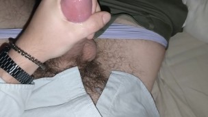 Cumming in my work clothes