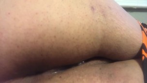 Sir fucked my ass and filled my pussy with cum 