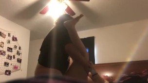Wifes first time fucking bull with cumshot (bad angle)
