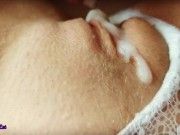 CUMSHOT Compilation - BEST- She Loves Rubbing HOT CUM over her SEXY Body 5/16