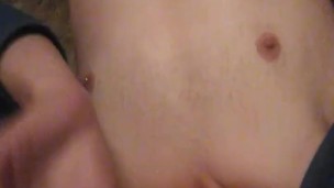 "It's Time I Shut the Fuck Up and Cum": Self-Cleaning Cum-Eating Transgirl
