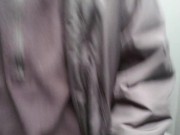 Nerdy Girl Hosing Down A Urinal With Her Piss 3/16