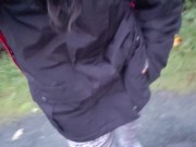 Nerdy Faery Pissng Into A Puddle 2/16