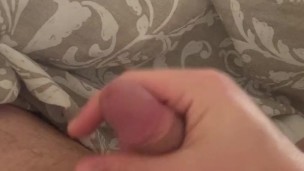 Hairy dick jerking off