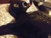 Latex Gas Mask Breath Play Bondage 2
