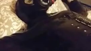 Latex Gas Mask Breath Play Bondage 2