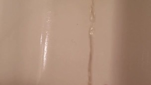 Girls After Coffee Piss Standing In Shower
