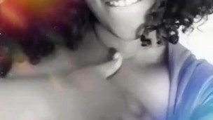 Playing with my big sexy nipples