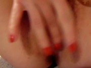 wet pussy opened by dildo