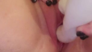 Squirting for the first time! Self play!