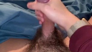 Teen shoots his massive load. 