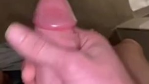 Young guy jacks off