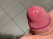 Handjob close up and cum