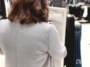 she swallows my cum in a changing room while I control her lovense vibrator 11/16