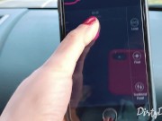 she swallows my cum in a changing room while I control her lovense vibrator 2/16